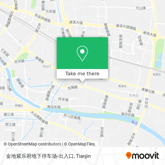 金地紫乐府地下停车场-出入口 map