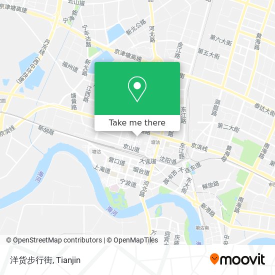 洋货步行街 map