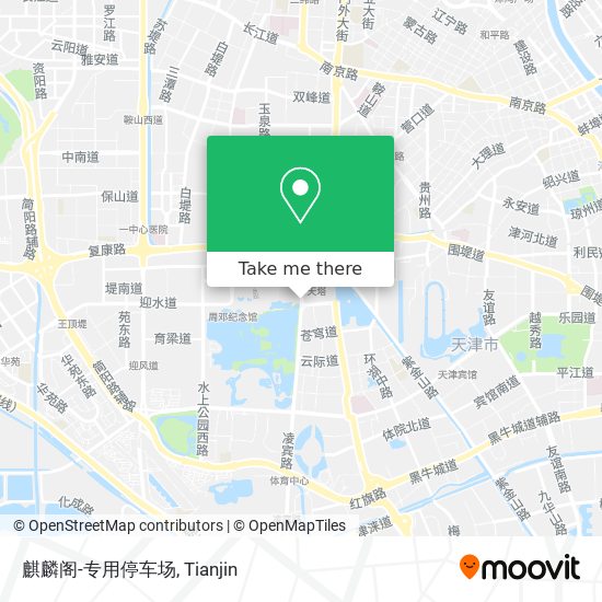 麒麟阁-专用停车场 map
