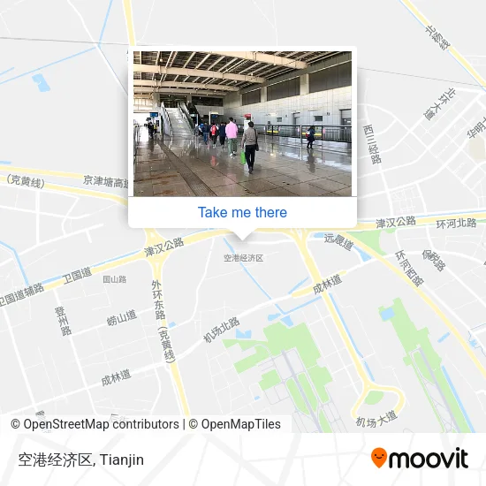 空港经济区 map