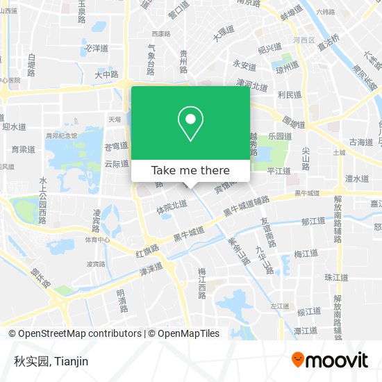 秋实园 map