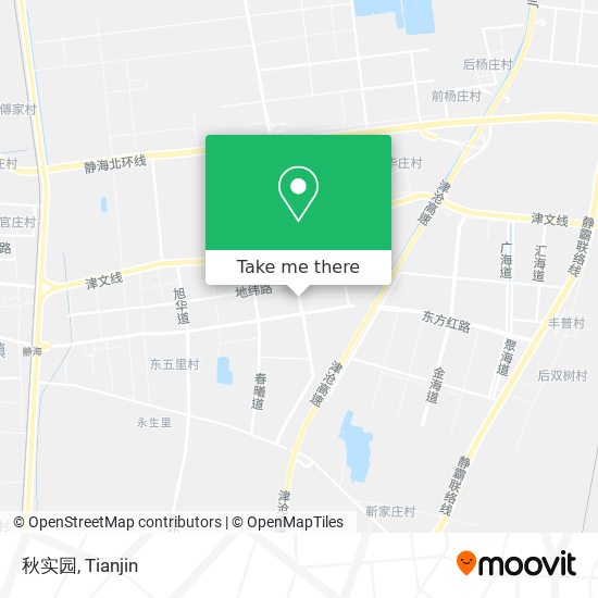秋实园 map