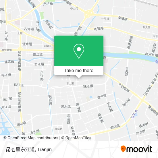 昆仑里东江道 map