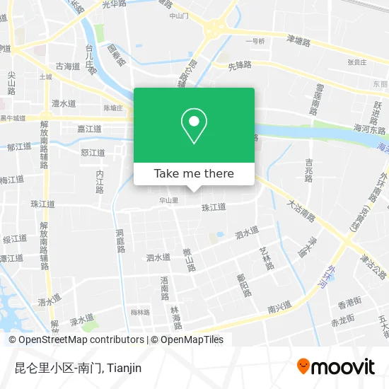 昆仑里小区-南门 map