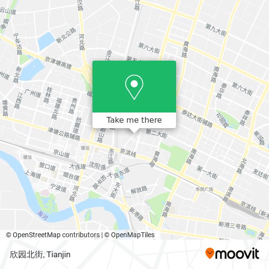 欣园北街 map