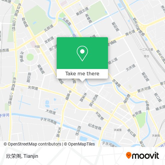 欣荣阁 map