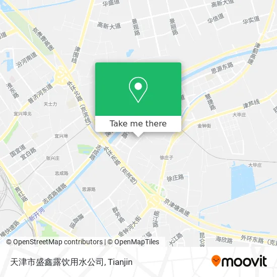 天津市盛鑫露饮用水公司 map
