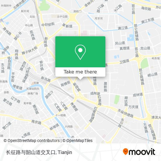 长征路与韶山道交叉口 map