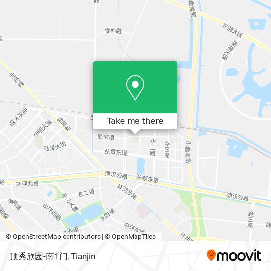 顶秀欣园-南1门 map