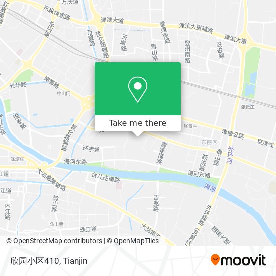 欣园小区410 map