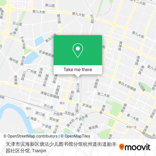天津市滨海新区塘沽少儿图书馆分馆杭州道街道贻丰园社区分馆 map
