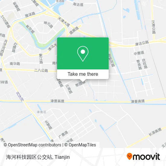 海河科技园区公交站 map