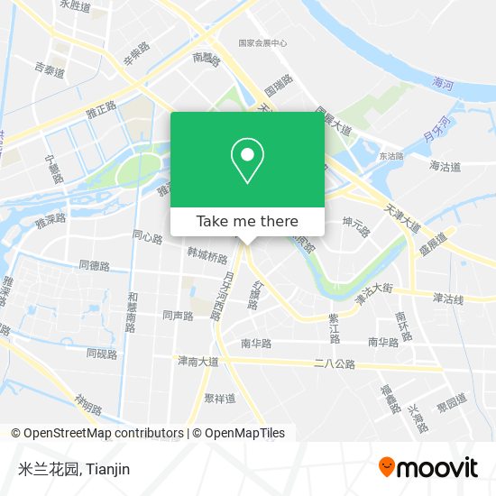 米兰花园 map