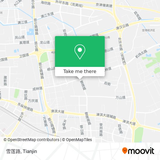 雪莲路 map