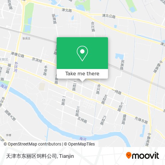 天津市东丽区饲料公司 map
