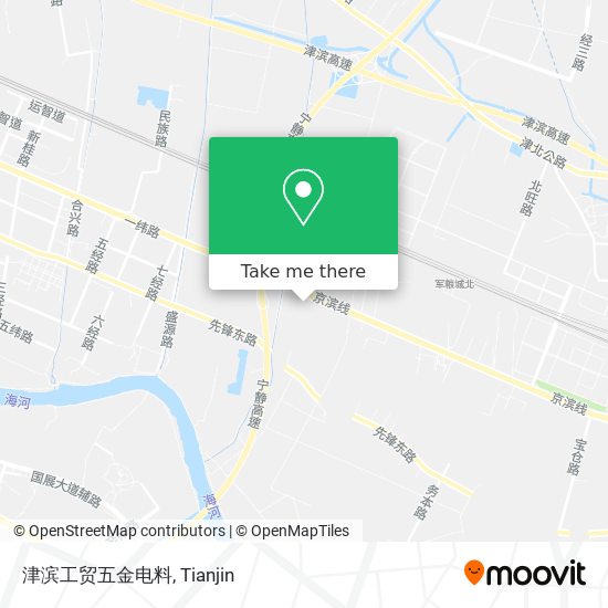 津滨工贸五金电料 map
