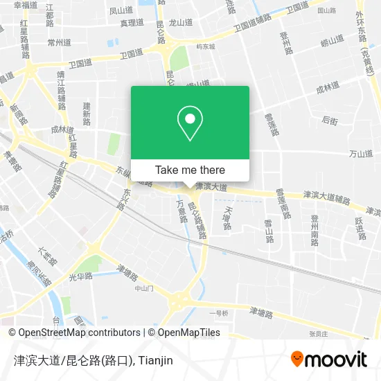 津滨大道/昆仑路(路口) map
