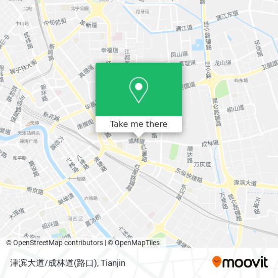 津滨大道/成林道(路口) map