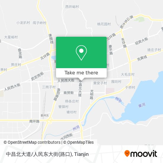 中昌北大道/人民东大街(路口) map