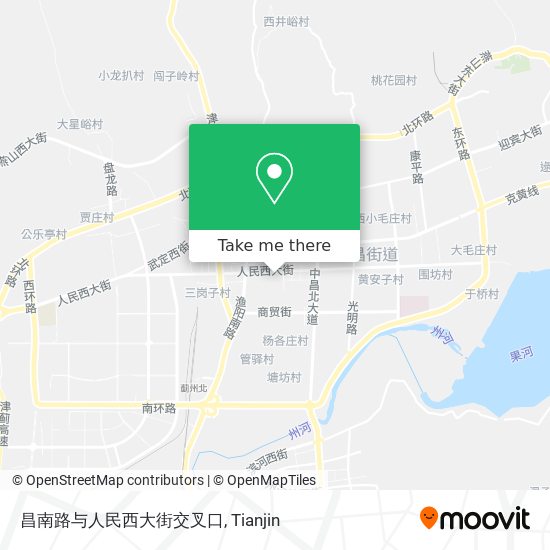 昌南路与人民西大街交叉口 map