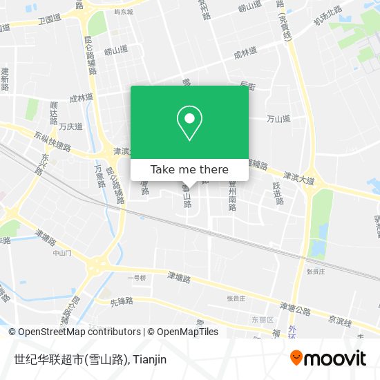 世纪华联超市(雪山路) map