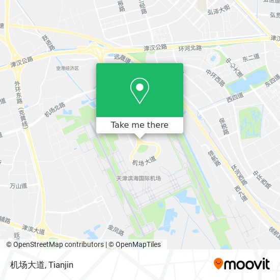 机场大道 map