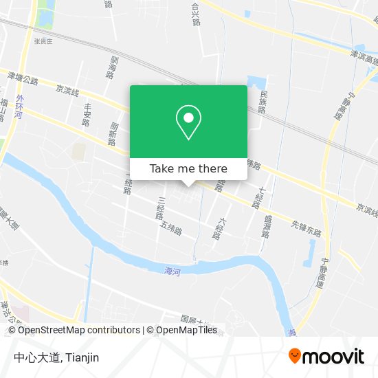 中心大道 map
