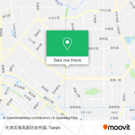 天津滨海高新区软件园 map
