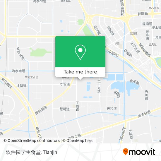 软件园学生食堂 map