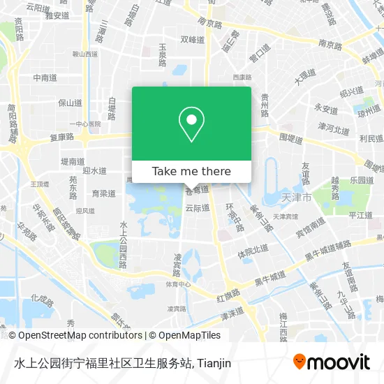 水上公园街宁福里社区卫生服务站 map