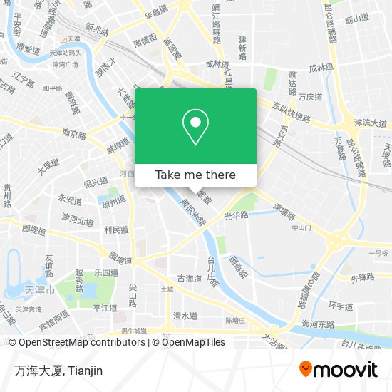 万海大厦 map