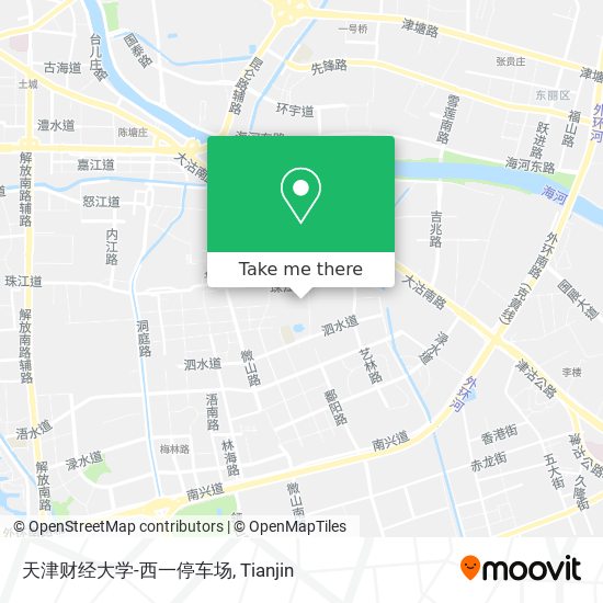 天津财经大学-西一停车场 map