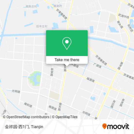 金祥园-西1门 map
