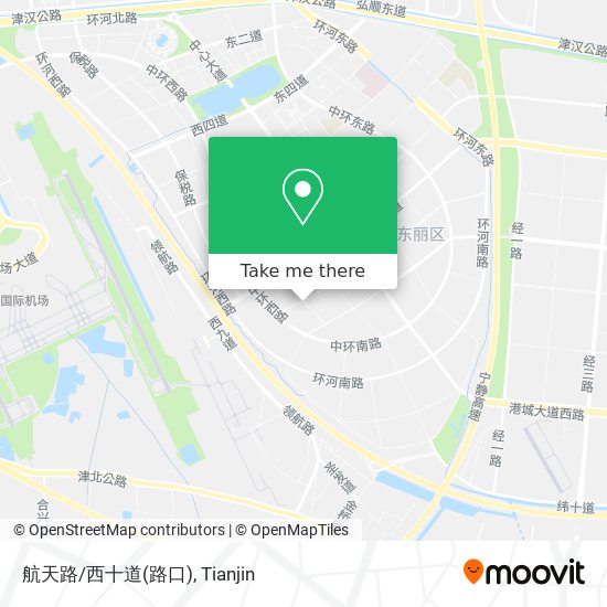 航天路/西十道(路口) map