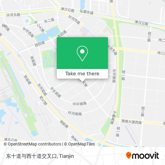 东十道与西十道交叉口 map