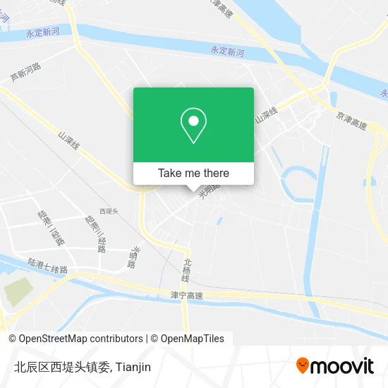 北辰区西堤头镇委 map