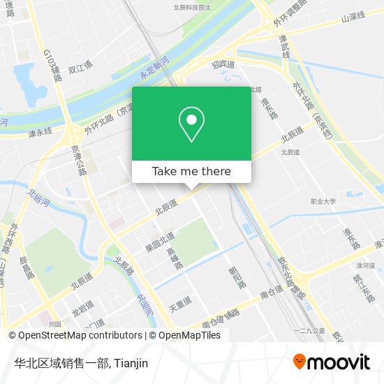 华北区域销售一部 map