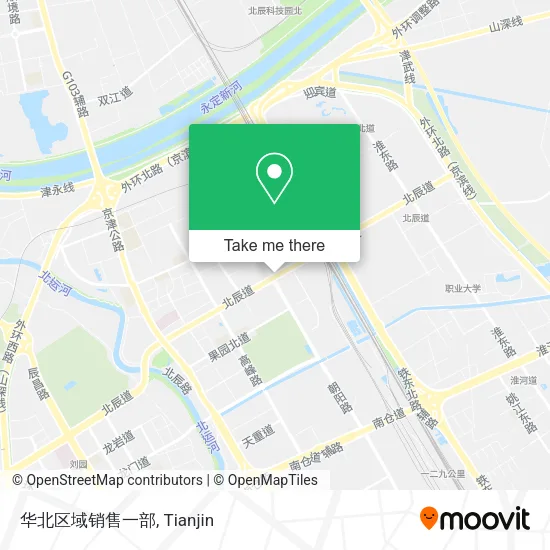 华北区域销售一部 map