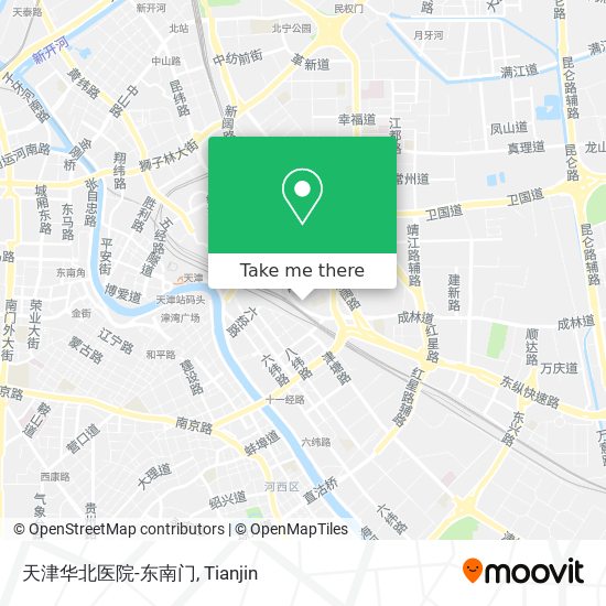天津华北医院-东南门 map