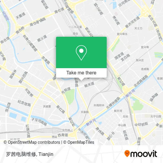 罗茜电脑维修 map