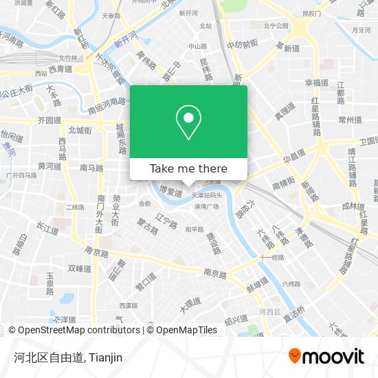 河北区自由道 map