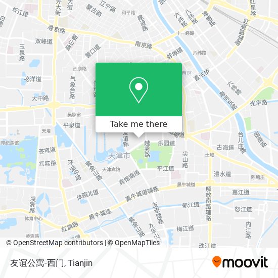 友谊公寓-西门 map