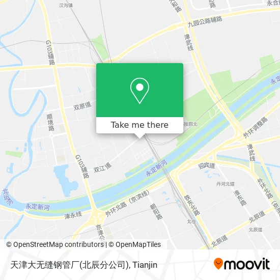 天津大无缝钢管厂(北辰分公司) map
