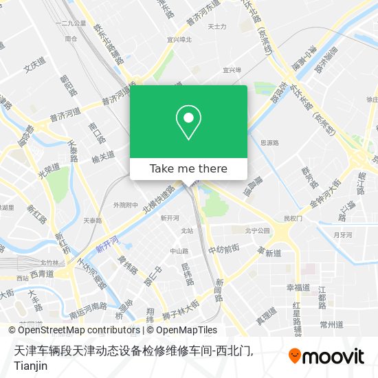 天津车辆段天津动态设备检修维修车间-西北门 map