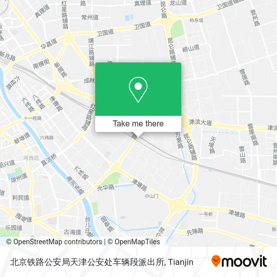 北京铁路公安局天津公安处车辆段派出所 map
