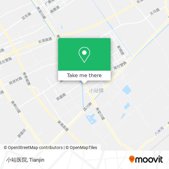 小站医院 map