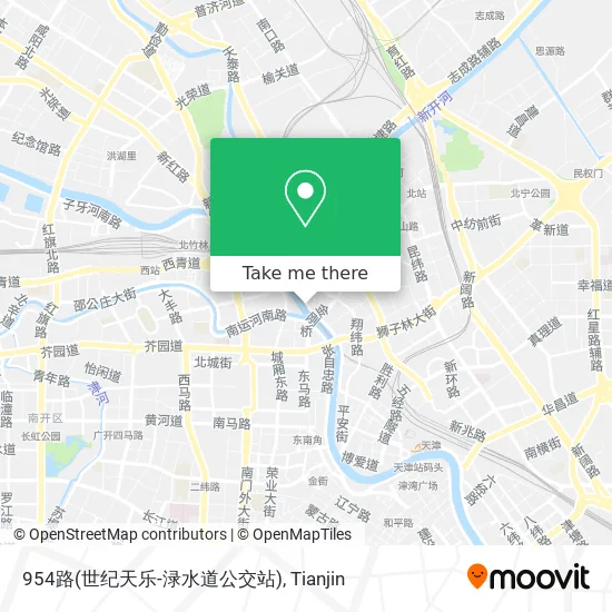 954路(世纪天乐-渌水道公交站) map