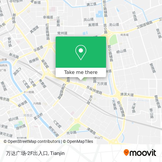 万达广场-2F出入口 map