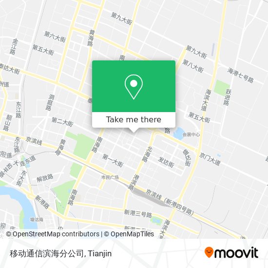 移动通信滨海分公司 map