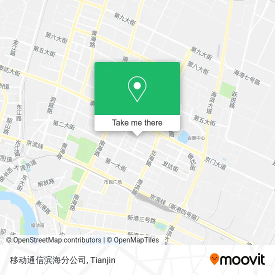 移动通信滨海分公司 map